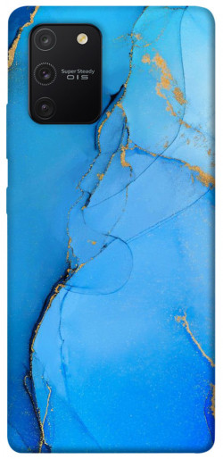 Чехол itsPrint Синий с золотом для Samsung Galaxy S10 Lite