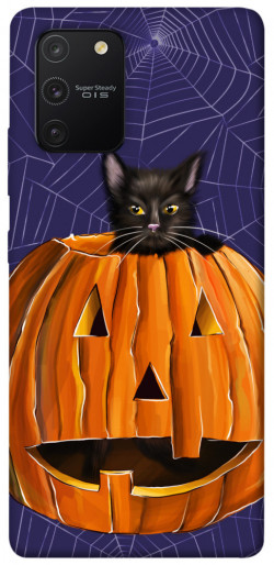 Чехол itsPrint Cat and pumpkin для Samsung Galaxy S10 Lite