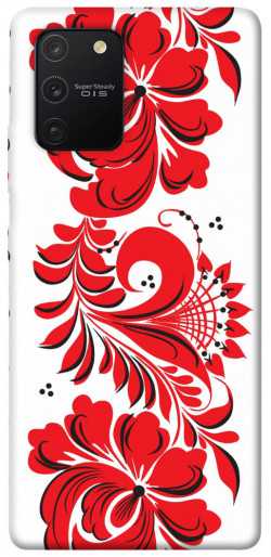 Чехол itsPrint Червона вишиванка для Samsung Galaxy S10 Lite
