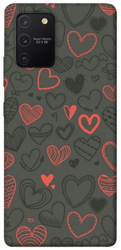 Чехол itsPrint Милые сердца для Samsung Galaxy S10 Lite