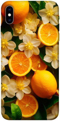 Чехол itsPrint Лимоны и цветы для Apple iPhone X (5.8")