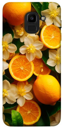 Чехол itsPrint Лимоны и цветы для Samsung J600F Galaxy J6 (2018)