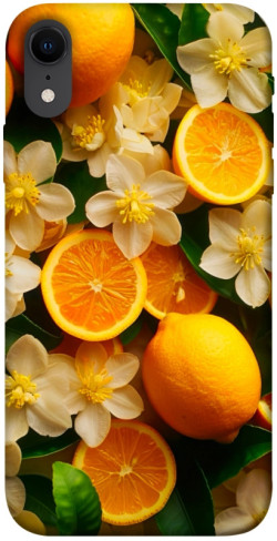 Чехол itsPrint Лимоны и цветы для Apple iPhone XR (6.1")