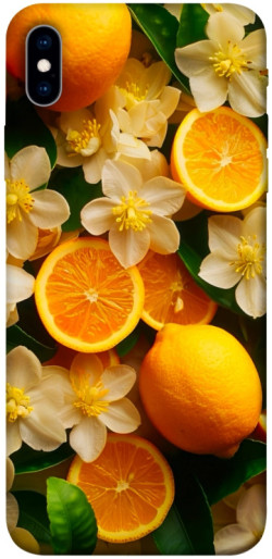 Чехол itsPrint Лимоны и цветы для Apple iPhone XS Max (6.5")