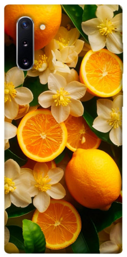 Чехол itsPrint Лимоны и цветы для Samsung Galaxy Note 10