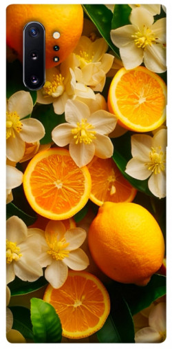 Чехол itsPrint Лимоны и цветы для Samsung Galaxy Note 10 Plus