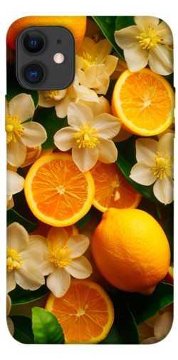 Чехол itsPrint Лимоны и цветы для Apple iPhone 11 (6.1")