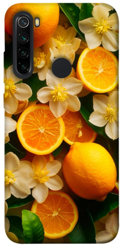 Чехол itsPrint Лимоны и цветы для Xiaomi Redmi Note 8