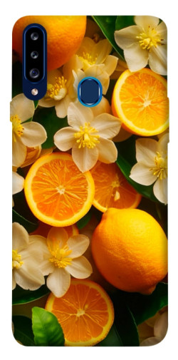 Чехол itsPrint Лимоны и цветы для Samsung Galaxy A20s