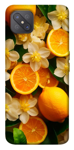 Чехол itsPrint Лимоны и цветы для Oppo A92s