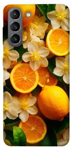 Чехол itsPrint Лимоны и цветы для Samsung Galaxy S21