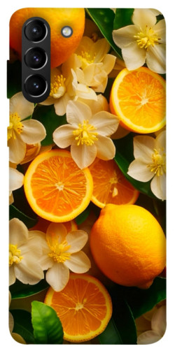 Чехол itsPrint Лимоны и цветы для Samsung Galaxy S21+