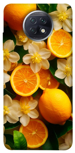 Чехол itsPrint Лимоны и цветы для Xiaomi Redmi Note 9 5G / Note 9T