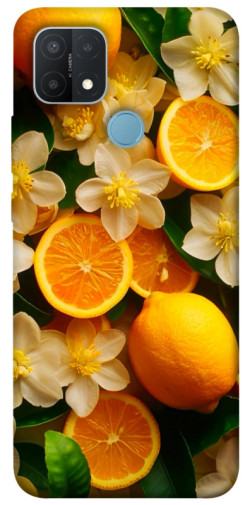 Чехол itsPrint Лимоны и цветы для Oppo A15s / A15