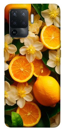 Чехол itsPrint Лимоны и цветы для Oppo Reno 5 Lite