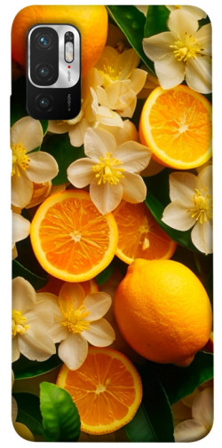 Чехол itsPrint Лимоны и цветы для Xiaomi Redmi Note 10 5G