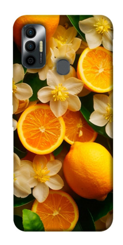 Чехол itsPrint Лимоны и цветы для TECNO Spark 7