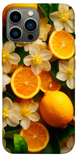 Чехол itsPrint Лимоны и цветы для Apple iPhone 13 Pro Max (6.7")