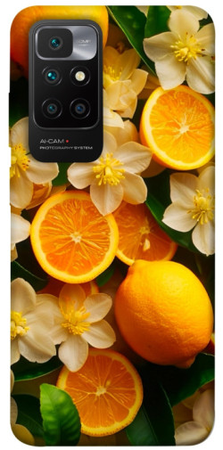 Чохол itsPrint Лимони та квіти для Xiaomi Redmi 10