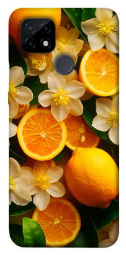 Чехол itsPrint Лимоны и цветы для Realme C21