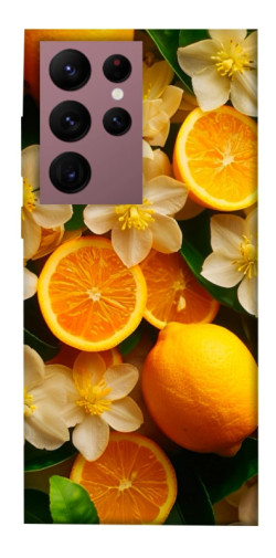 Чехол itsPrint Лимоны и цветы для Samsung Galaxy S22 Ultra