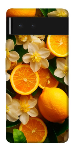Чехол itsPrint Лимоны и цветы для Google Pixel 6