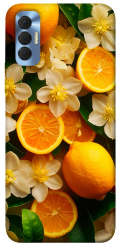 Чехол itsPrint Лимоны и цветы для TECNO Spark 8P