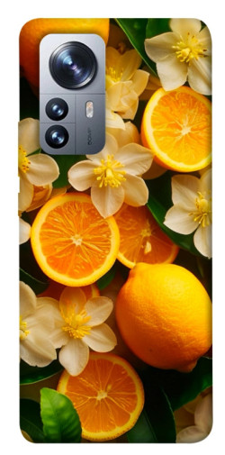 Чехол itsPrint Лимоны и цветы для Xiaomi 12 / 12X