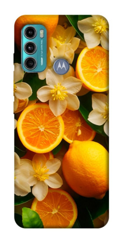 Чехол itsPrint Лимоны и цветы для Motorola Moto G60