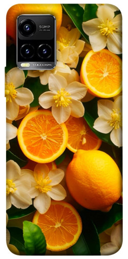 Чехол itsPrint Лимоны и цветы для Vivo Y21 / Y33s