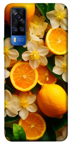 Чехол itsPrint Лимоны и цветы для Vivo Y51a