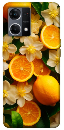 Чехол itsPrint Лимоны и цветы для Oppo Reno 7 4G