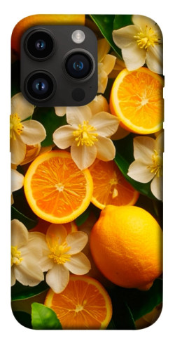 Чехол itsPrint Лимоны и цветы для Apple iPhone 14 Pro (6.1")