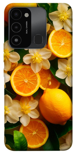 Чехол itsPrint Лимоны и цветы для TECNO Spark 8C