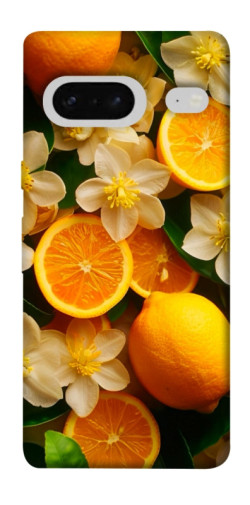 Чехол itsPrint Лимоны и цветы для Google Pixel 7