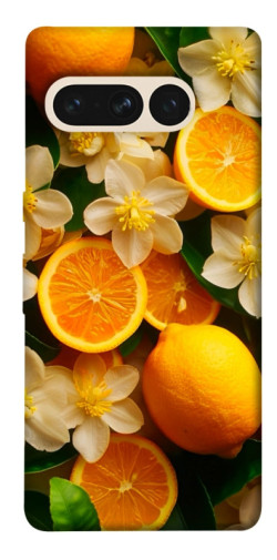 Чехол itsPrint Лимоны и цветы для Google Pixel 7 Pro