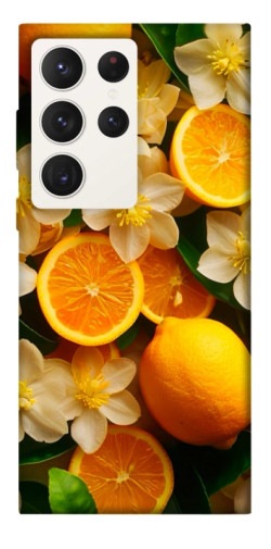 Чехол itsPrint Лимоны и цветы для Samsung Galaxy S23 Ultra