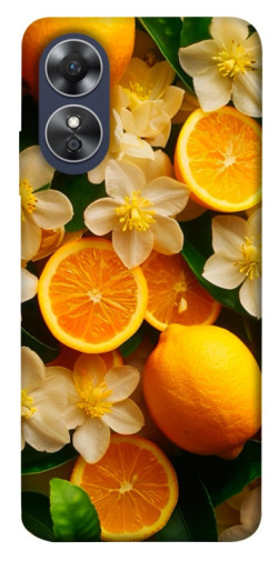 Чехол itsPrint Лимоны и цветы для Oppo A17