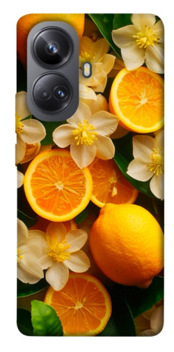 Чехол itsPrint Лимоны и цветы для Realme 10 Pro+