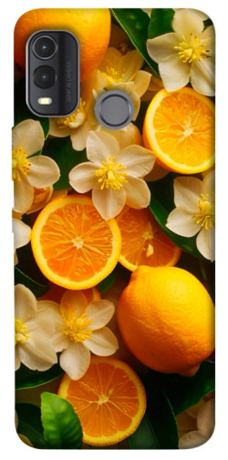 Чехол itsPrint Лимоны и цветы для Nokia G11 Plus