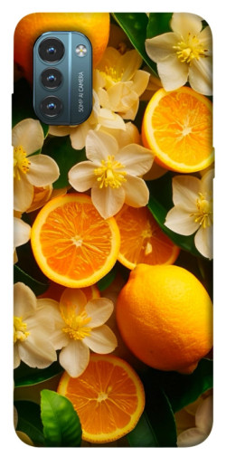 Чехол itsPrint Лимоны и цветы для Nokia G21