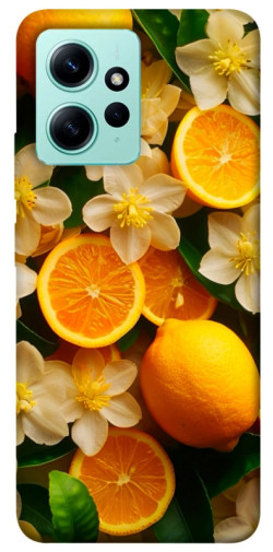 Чехол itsPrint Лимоны и цветы для Xiaomi Redmi Note 12 4G