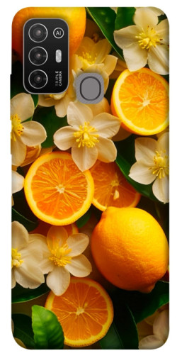 Чехол itsPrint Лимоны и цветы для ZTE Blade A52