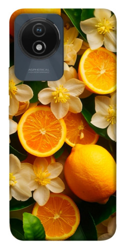 Чехол itsPrint Лимоны и цветы для Vivo Y02