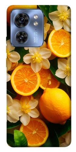 Чехол itsPrint Лимоны и цветы для Motorola Edge 40