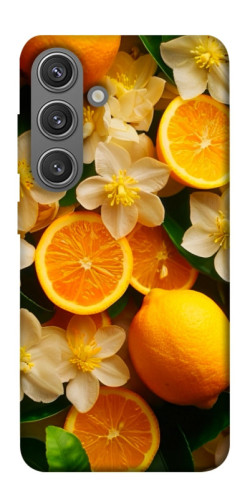Чехол itsPrint Лимоны и цветы для Samsung Galaxy S24