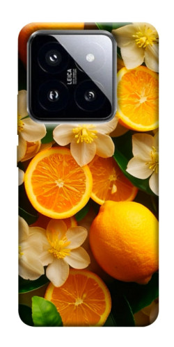 Чехол itsPrint Лимоны и цветы для Xiaomi 14 Pro