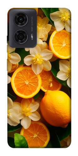Чехол itsPrint Лимоны и цветы для Motorola Moto G24