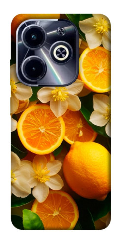 Чехол itsPrint Лимоны и цветы для Infinix Hot 40i