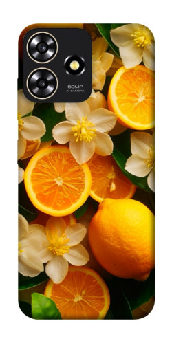 Чехол itsPrint Лимоны и цветы для ZTE Blade A73 4G